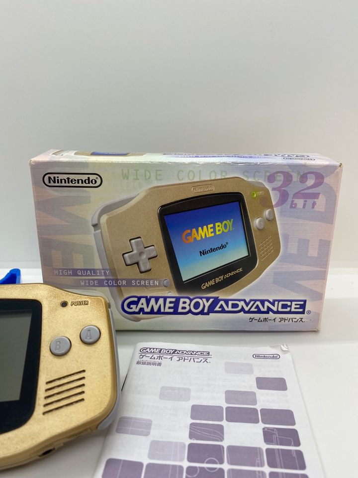 Gameboy Advance - Gold OVP - JPN in Rheine