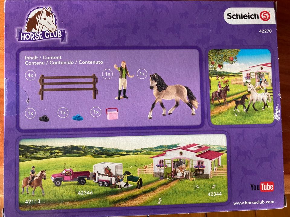 Schleich Pferdehof Horse Club Reitschule Stall in Schwabhausen