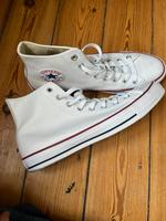 Converse Chucks Hi high Leder weiss 45 *neu* Mitte - Wedding Vorschau