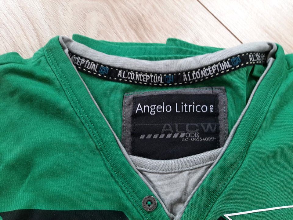 Herren- T-Shirt- Angelo Litrico- NEU- V-Ausschnitt-St.PatricksDay in Thum