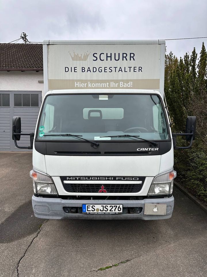 Mitsubishi Canter Fuso 7C15 Ladebordwand 7,49T MwSt. ausweisbar in Dettingen unter Teck