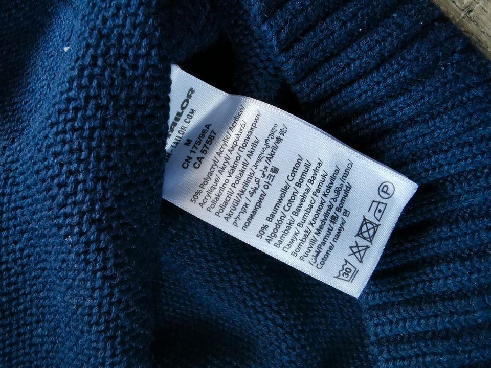 Tom Tailor Strickpullover blau Gr.M in Ebermannstadt