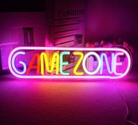 LED Neon Schild Gaming Lampe Game Zone Wandleuchte Deko Leuchte Hessen - Bebra Vorschau