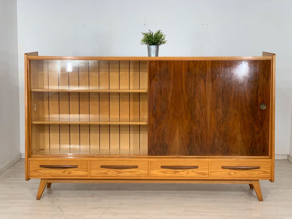 MID CENTURY HIGHBOARD SCHRANK WOHNZIMMERSCHRANK VINTAGE in Berlin