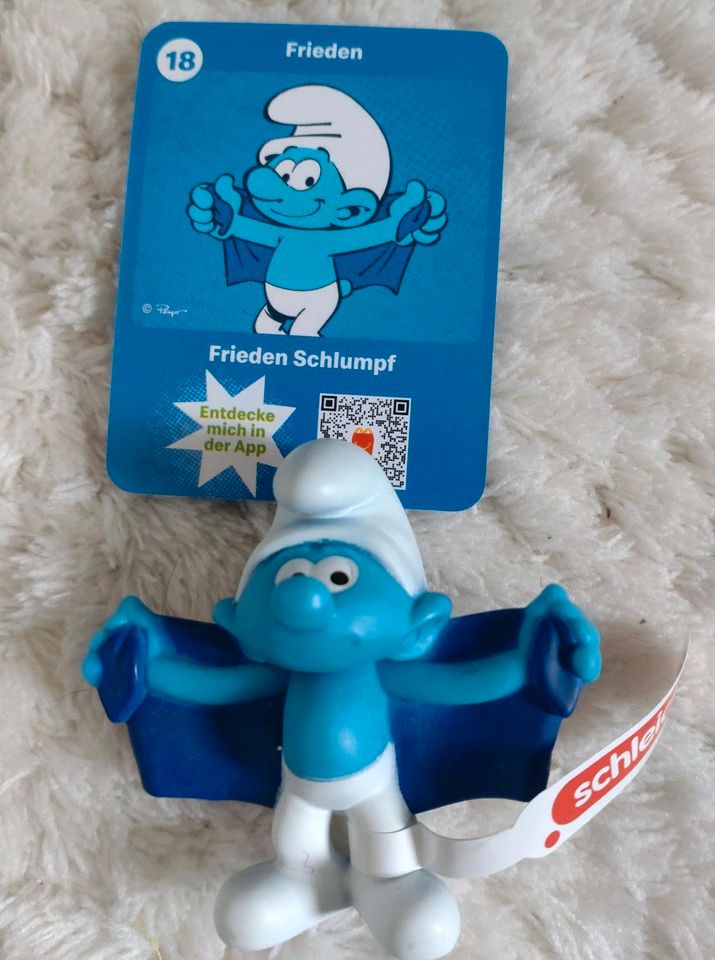 Schleich Schlümpfe Nr.18 Happy Meal Frieden in Stapelfeld