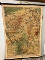 Historische Landkarte Hessen Wenschow Ende 40er Jahre Rollkarte Hessen - Edermünde Vorschau