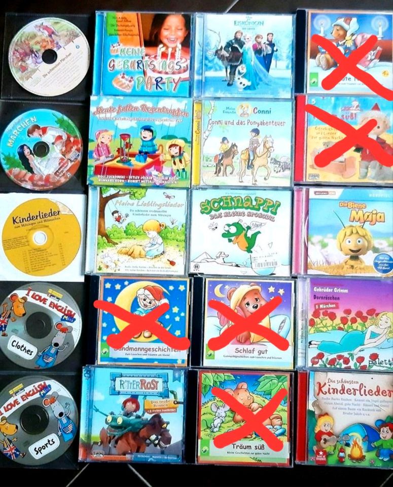 Verschiedene Kinder Musik / Geschichten CD's in Trendelburg