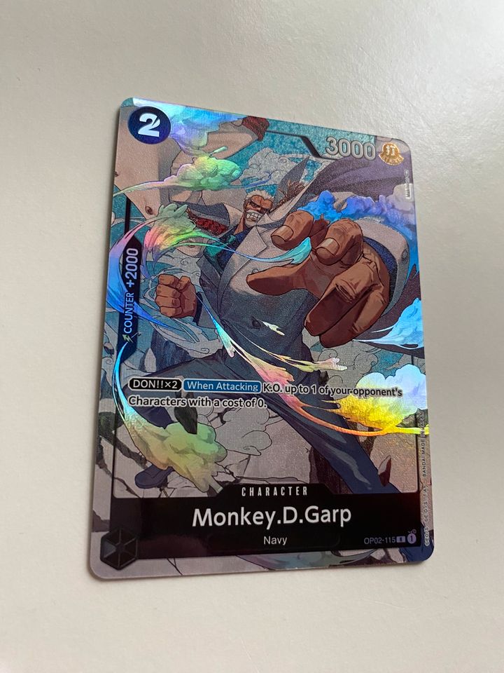 Garp Alt Art | One Piece Card Game | Paramount War Karte Holo in München