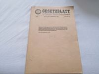 Einigungsvertrag DDR BRD 1990 Gesetzblatt herst.Einheit Deutschla Dresden - Innere Altstadt Vorschau