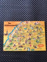 Ansichtskarte, Schwarzwald-Landkarte, von 1965 Baden-Württemberg - Achern Vorschau