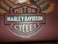 Harley Davidson Holzkiste, Holztruhe Nordrhein-Westfalen - Bad Berleburg Vorschau
