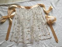 Dirndlschürze Organza bestickt creme rosa hellgrün - NEU ! M/L Bayern - Eitting Vorschau