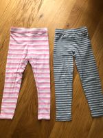 2 gestreifte Leggings Gr. 98 Dresden - Langebrueck Vorschau