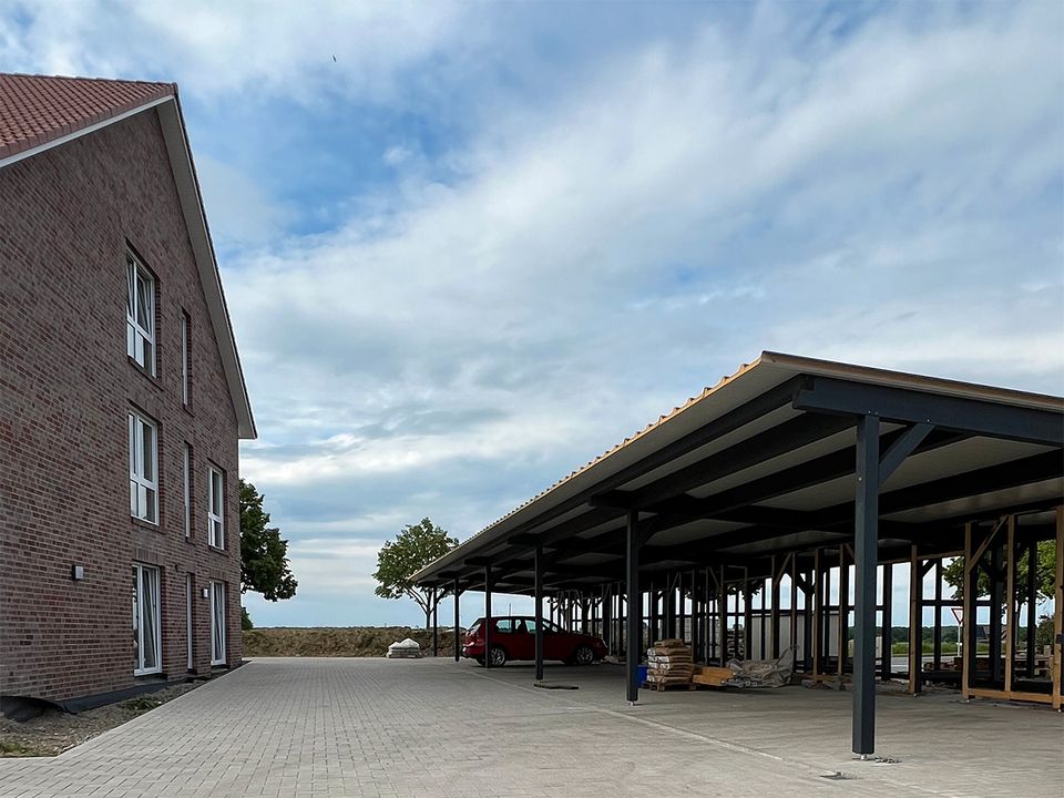 Neubauwohnung 3-Zimmer mit Balkon am Wiehengebirge in Lübbecke 