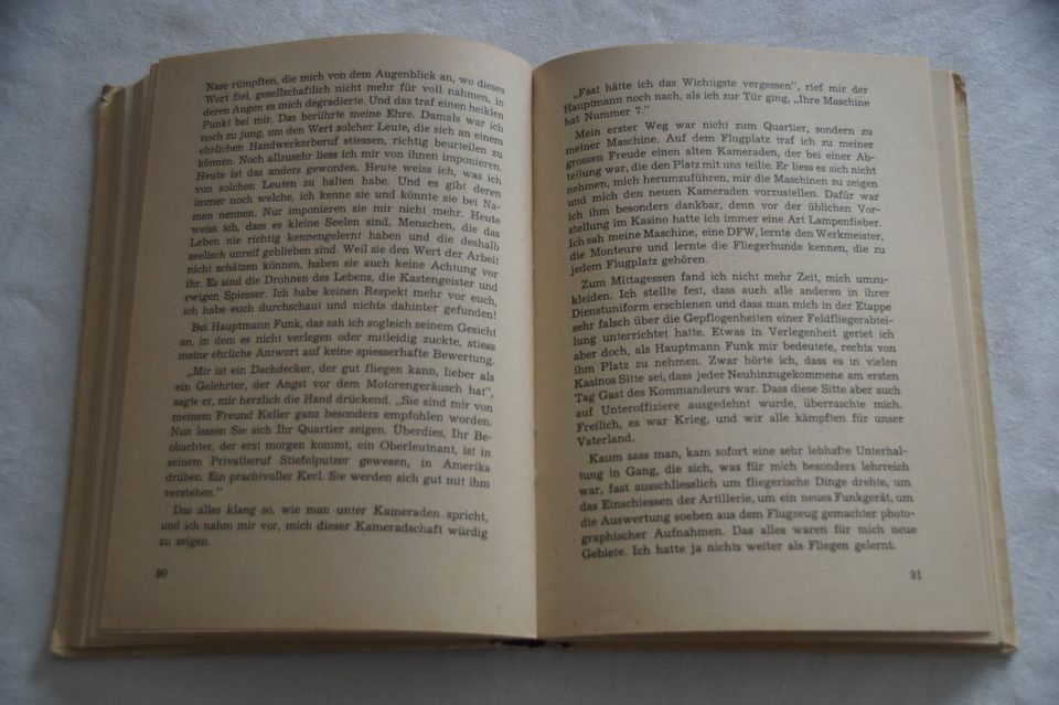 Buch MALAULA v. 1942 (Schlachflieger 1. Weltkrieg) in Salzgitter