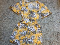 Sommerkleid Minikleid gelb Blumen Muster print ocker grau XS sund Berlin - Mitte Vorschau