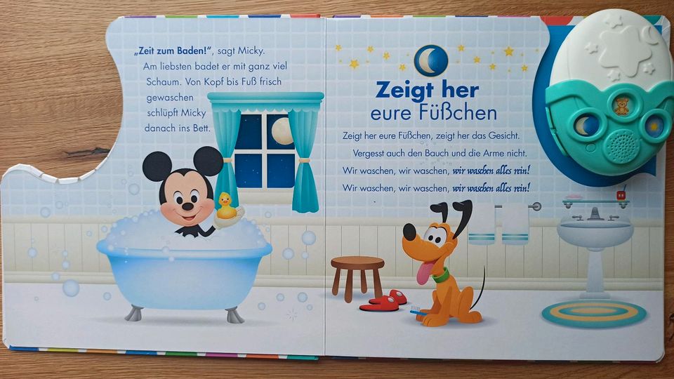Gute Nacht Buch von Disney® mit Einschlaflicht und Liedern in Frammersbach