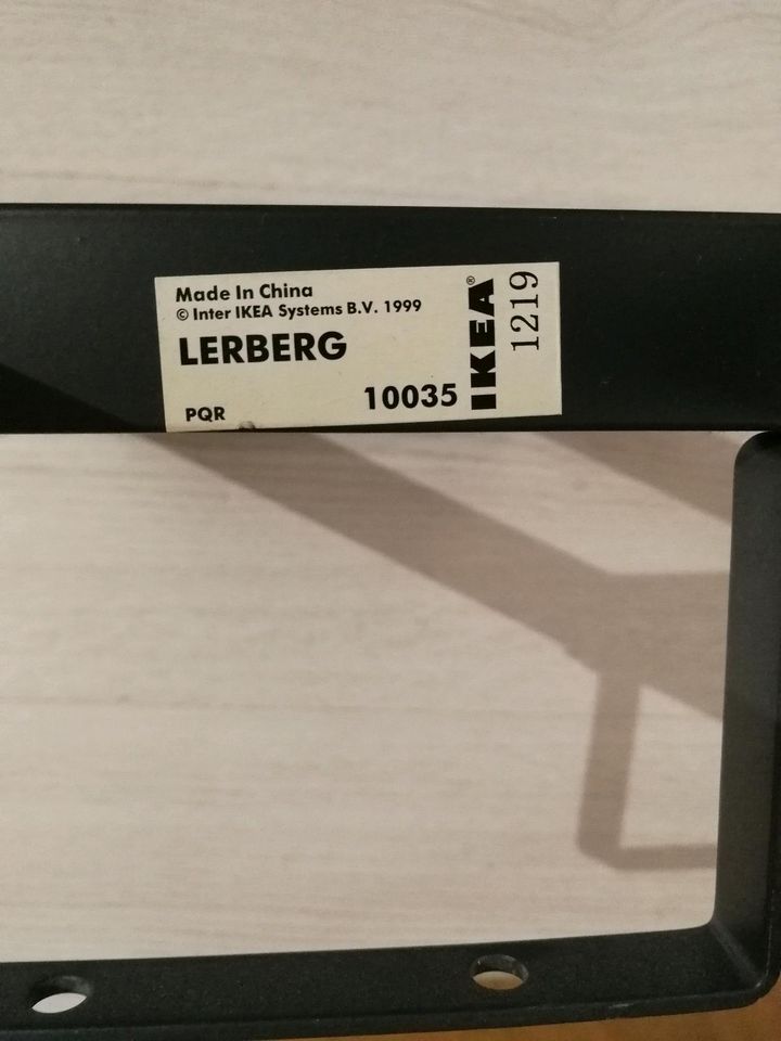 Ikea Lerberg CD/DVD Regal - Grau in Herten