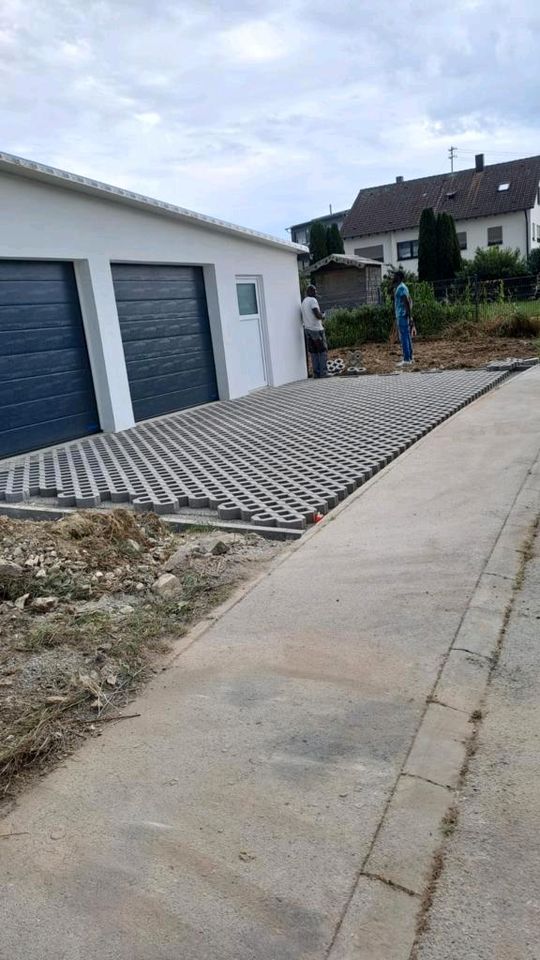 Pflastersteine Terrassen Gartenarbeiten Außenanlage in Stockach