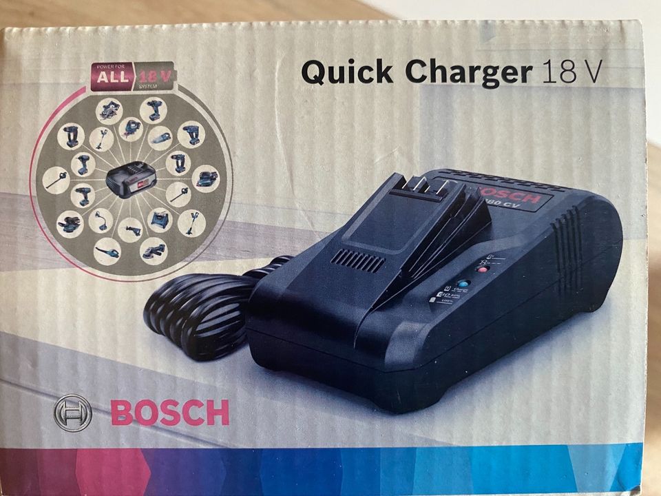 Bosch Quick Charger 18 Volt in Münnerstadt
