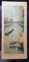 "Paris de Tour Eiffel et la Seine" vom Maler LUCIEN DELARUE Wandsbek - Hamburg Bramfeld Vorschau