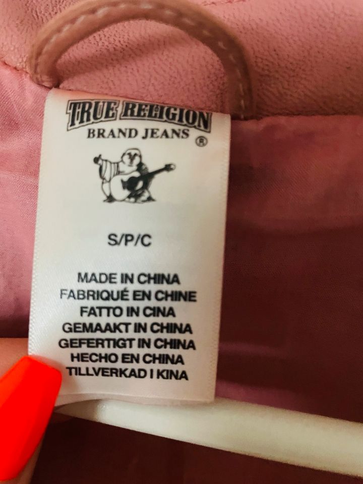 True Religion Jacke aus Ziegenleder in Köln