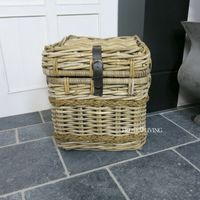 Rattan Truhe Korb Aufbewahrungskorb Jute Rand Maritim Shabby 278 Nordrhein-Westfalen - Enger Vorschau