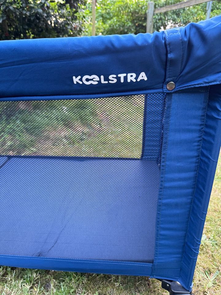 Reisebett Koelstra Travelsleeper mit Matratze Rollen blau 0-15kg in Hamburg