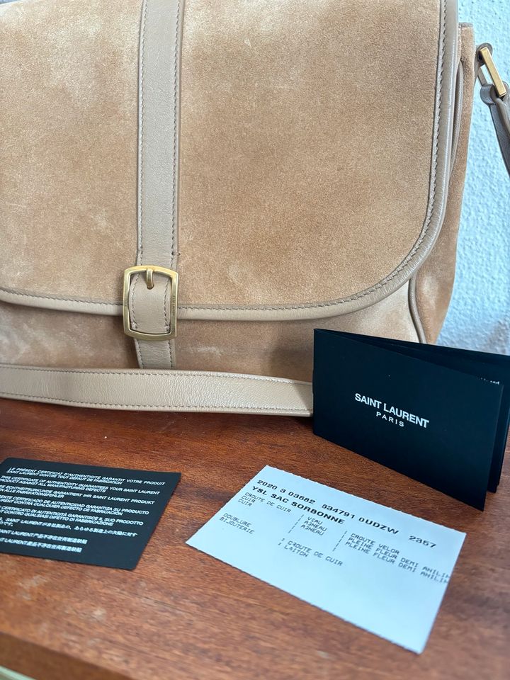 (Yves) Saint Laurent 'Sorbonne Flap Bag' in Dresden