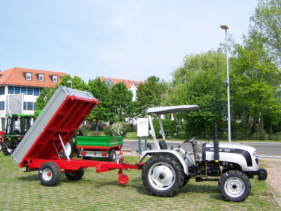 KRÜMA! DK2500 Einachskipper Kippanhänger Kipper Traktor Anhänger in Waltershausen