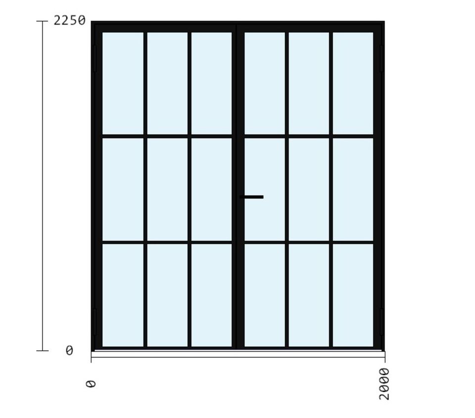 Stahl-Lofttüren aus Stahl und Glas in Unterhaching