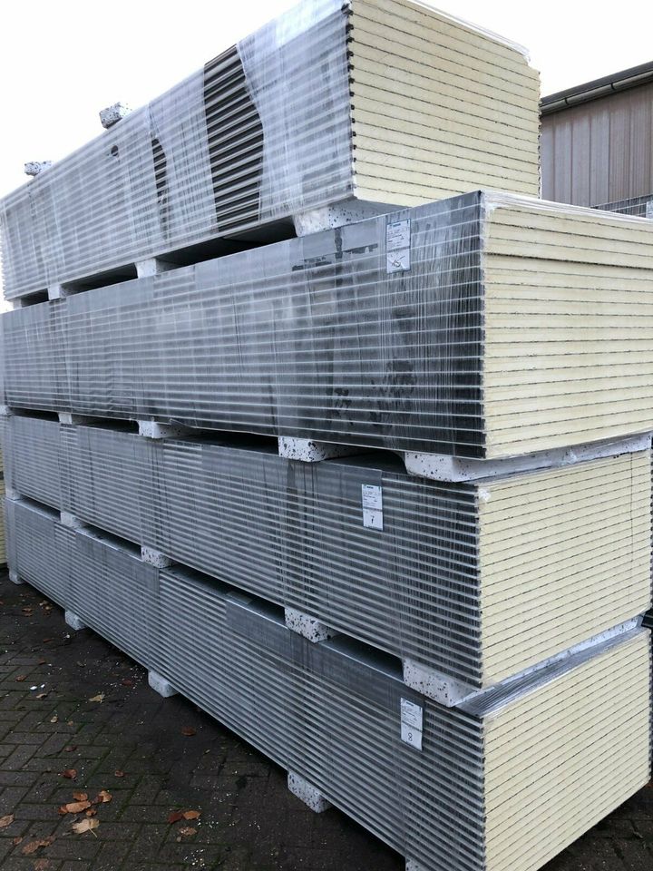 Sandwichplatten Sandwichpaneele Wand 30mm RAL 7016 in Edewecht