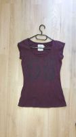 Tshirt H&M Logg lila weinrot S mit Aufdruck Bayern - Neunburg Vorschau