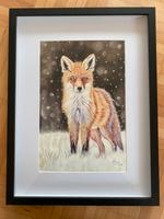 Fuchs Kunstdruck Zeichnung Geschenk Bayern - Straubing Vorschau
