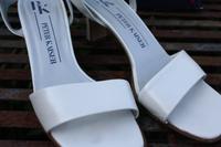 elegante Sandalette Fb weiss Gr. 6 Leder von Peter Kaiser Niedersachsen - Jever Vorschau
