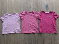 3er Set T-Shirts pink rosa uni einfarbig in Größe 98 Nordrhein-Westfalen - Gütersloh Vorschau