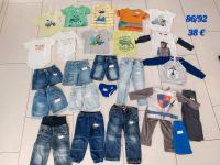 Kleidungspaket XXL Jungen Größe 86 / 92 Hosen Shirts Thüringen - Breitungen Vorschau