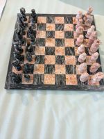 Schachspiel aus braunem und schwarzem Marmor aus Mexiko Saarland - Nonnweiler Vorschau