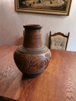 Schöne braune Keramikblumenvase Bayern - Krombach Vorschau