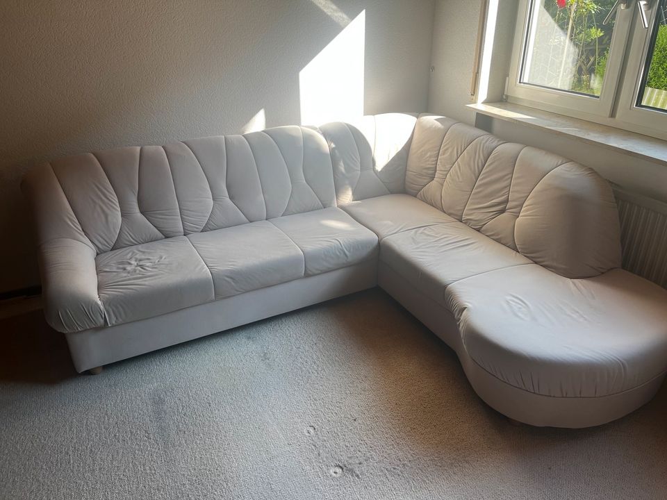 Sofa (230cm - 200cm) + Sessel in Rudersberg
