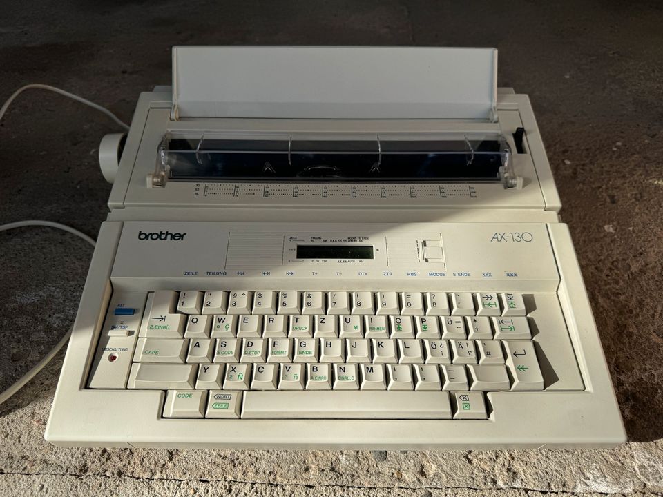 Elektronische Schreibmaschine Brother AX-130 in Woltersdorf