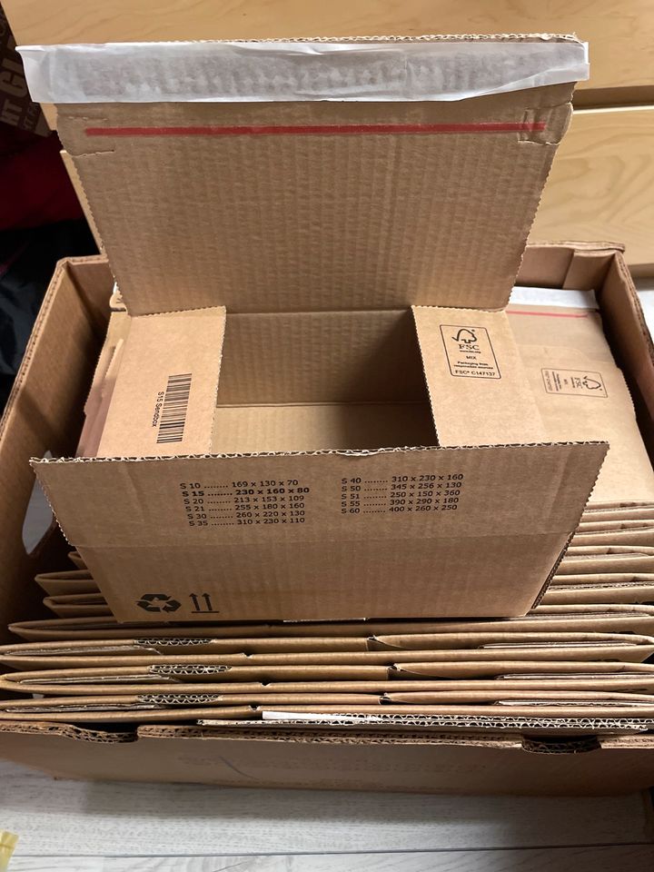 35 Versandkartons Sendbox S15 230 x 160 x 80mm in Werne