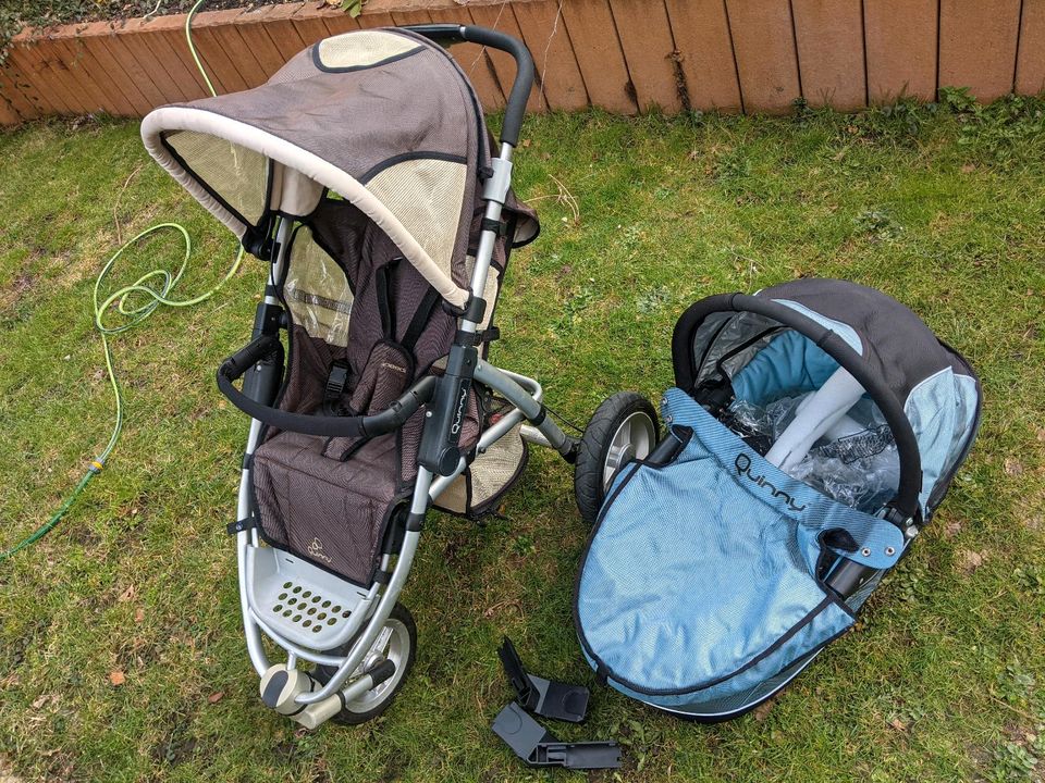 Quinny Speedi 3in1 Kinderwagen Buggy Autoschale Luftreifen Jogger in Bad Dueben