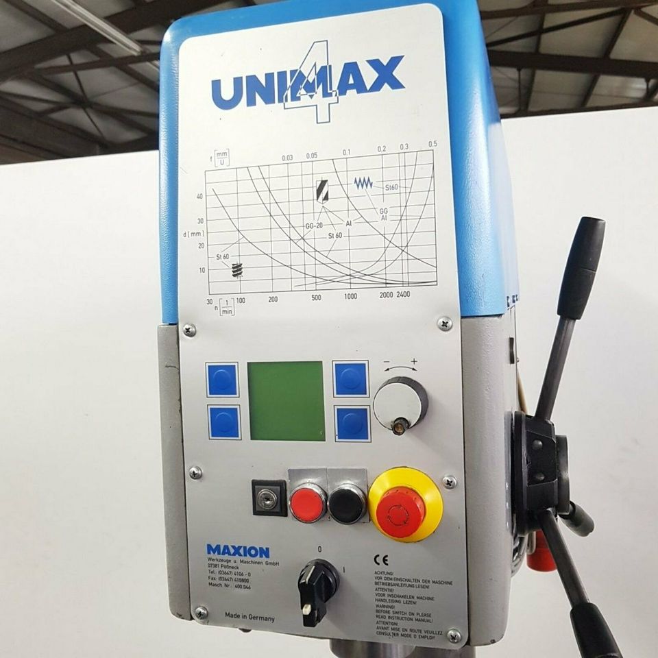 Hochleistungs-Säulenbohrmaschine MAXION, UNIMAX 4, Bj. 05, 20469 in Rödermark