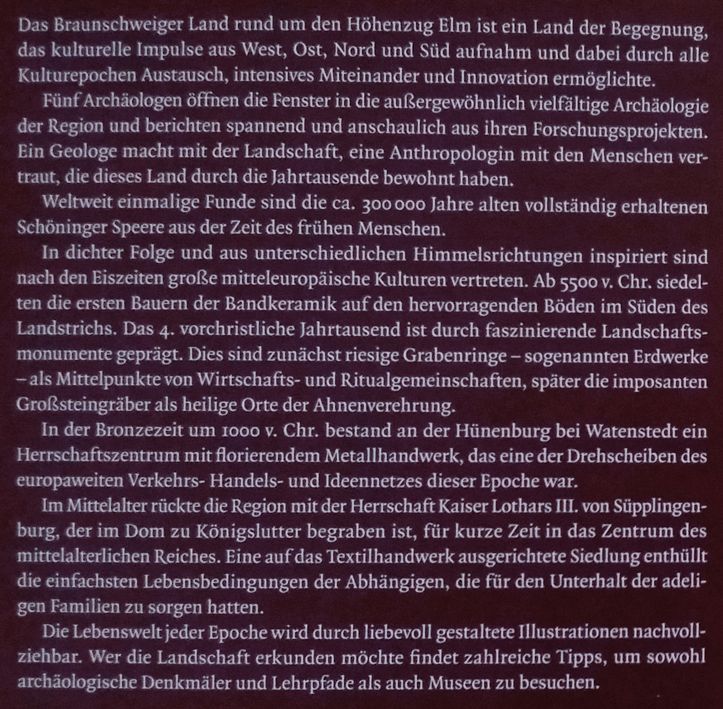 Verkaufe Archäologiebuch " Fenster in die Archäologie " in Braunschweig