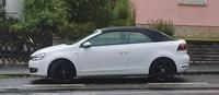Golf6 Cabrio 2.0 tdi DSG Bj.2015 Zahnriemen  Allwetterreifen neu Bayern - Kitzingen Vorschau
