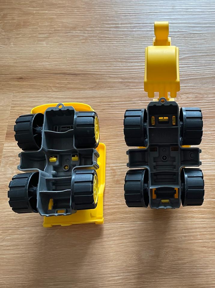 Neu Set Powerworker Baustellenfahrzeuge Mini Bagger Kipplaster in Hunsrück