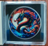 Maple Leaf Dragon Of Luck 1oz Silber Coloriert Hessen - Schöneck Vorschau