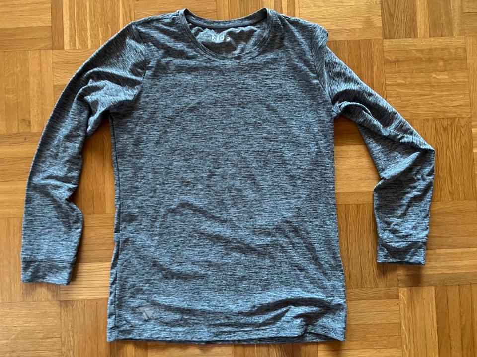 TCM TCHIBO Mädchen Funktionslangarmshirt grau meliert 158/164 in Böhmenkirch