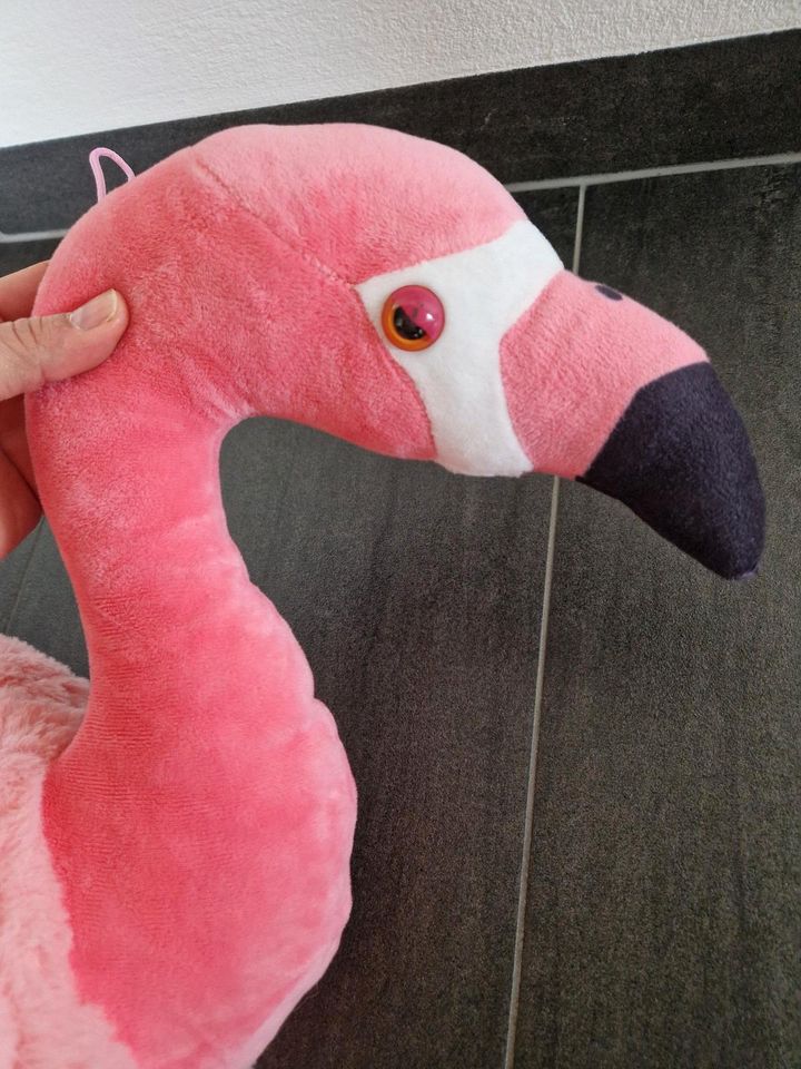 Plüschfigur Kuscheltier FLAMINGO 50cm mit Etikett in Eschenbach